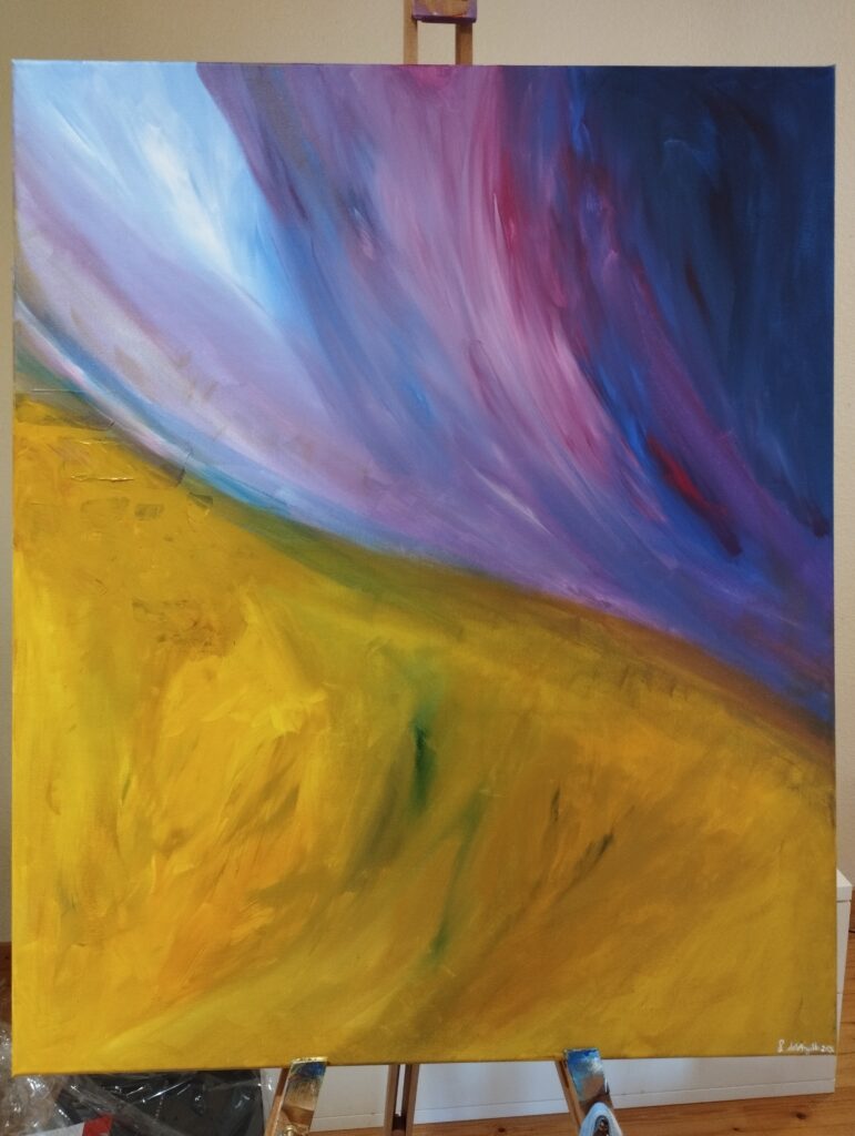 Acrylique sur toile, 60/73cm, 2022
Vendu